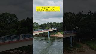 Tunga River View at Shringeri Sharada Temple, Karnataka #sringeri #temple #saraswatitemple #shorts