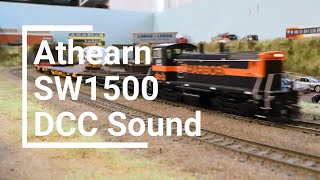 Athearn SW1500 With ESU DCC Sound And A Bass Enhanced Speaker