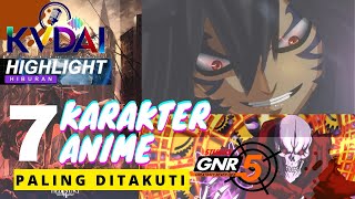 7 KARAKTER ANIME YANG PALING DITAKUTI