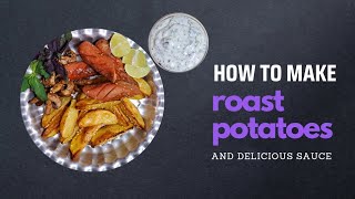 How to make tandoori potatoes at home |  Easy and delicious roast potatoes 🥔🔥