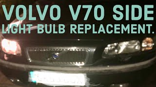 Volvo V70 Side Light Bulb Replacement.