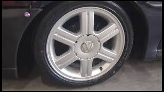 Gol saindo com rodas aro 15x6 .. modelo gol turbo.. pneus DELINTE dh2 15/185-45