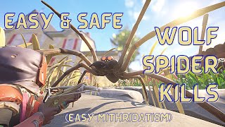 Easy & Safe Wolf Spider Kills (How To Get Mithridatism) | Easy Grounded Guides