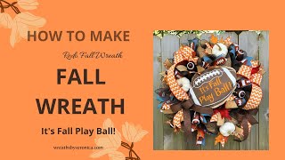 How to make a Fall wreath