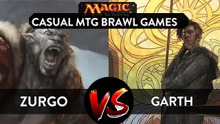 MTG BRAWL MATCH: Zurgo Helmsmasher Goblins tribal vs Garth, One-eye Domain Deck (FINALS)