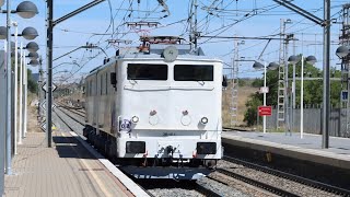 Locomotora 289-107 Tándem aislada en pruebas por Valdemoro