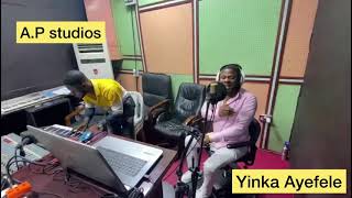 YINKA Ayefele studio session with AP STUDIOS