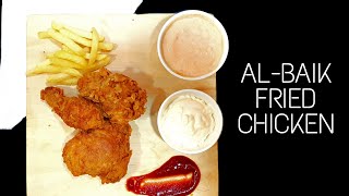 AL BAIK style fried chicken recipe /Saudia Arabia famous chicken broast.