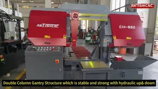 Gantry Column Structure Horizontal Straight Cutting Bandsaws CH-650