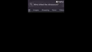 who killed the dinosaurs