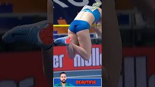 Wilma Murto's Stunning 4.45m Jump | Torun 2021 Women's Pole Vault Final #shorts #beautiful #athlete