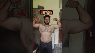 day 46 (75) day's hard challenge #kompalinagaraj #gym #bodybuildingnation #hyderabad #funny