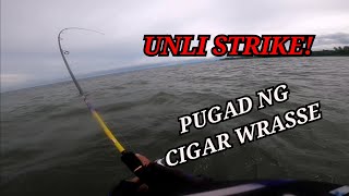 Naka huli kahit masama ang panahon | Ultralight fishing Philippines | Shore Casting