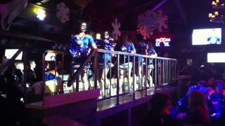 Edmonton Oilers Octane cheerleaders perform to Footloose December 15 2011