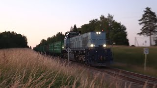 Тепловоз C30-M-1571 близ ст. Тапа / C30-M-1571 near Tapa station