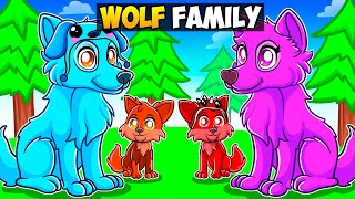 Having a WOLF FAMILY in Roblox!