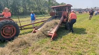 Allis-Chalmers WD45 with Rotobaler