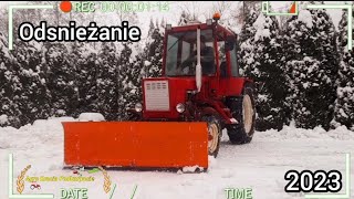 🇵🇱Zimowe Drifty ❄️ i Odśnieżanie 2023.( Władimirec T25 & Pług do Śniegu)