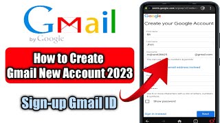 How to Create Gmail Account | How to sign up new gmail account