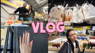 VLOG | продуктовая закупка🥑, шоппинг в Sinsay, маникюр, идеальные ресницы, осенний декор