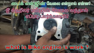 what is Bike engine 's work ?  Let's see how the two-wheeler engine works?