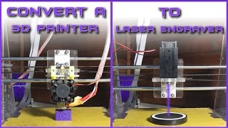 Convert a 3D PRINTER To LASER ENGRAVER | Under 40$