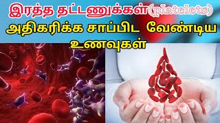 இரத்த தட்டணுக்களுக்கான உணவுகள் |what is platelets | scientific proofs @HealthTips24Tamil