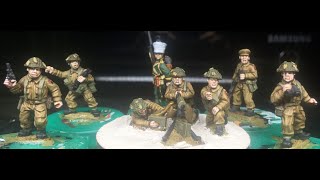 28 mm WW2 British Infantry and Napoleonic Nassau painting update. Crusader and Front Rank figures