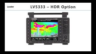 LV5333 Waveform Monitor HDR Upgrade License for DITs in On-Set Production