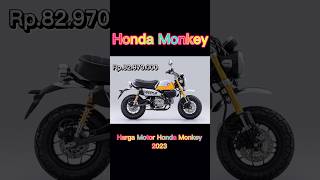 Harga Motor Honda Monkey 2023#shorts