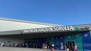 Estación de trenes Valencia Joaquín Sorolla (Viendo estaciones # 2)