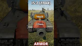 WAR THUNDER: TIGER 2H vs IS-2 (1944) COMPARISON #warthunder #wt #tanks