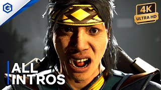 MK1 Takeda - All Intros Dialogues Mortal Kombat 1 [4K ULTRA HD]