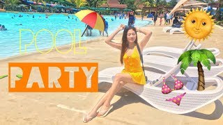 Seven Seas Waterpark Pool Party | Lizzy Abujan