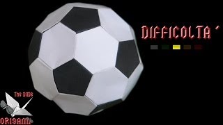 [ORIGAMI ITA] Pallone Da Calcio (Mark Leonard) || Origami Giocattolo