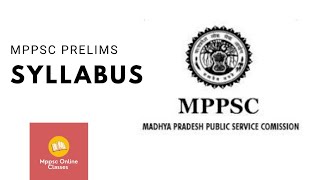 Mppsc Prelims Syllabus : Paper 1& 2