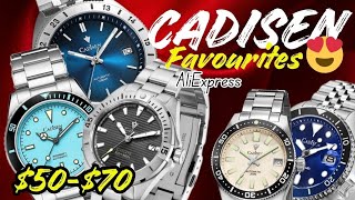 5 Best Value CADISEN Watches in 2024 - Sapphire - Automatics - All $50-$70