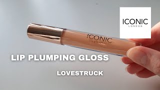 ICONIC LONDON LIP PLUMPING GLOSS LOVESTRUCK/ Let's Swatch It