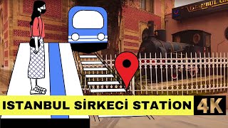 RELAXING CITY WALK / Sirkeci Walking Tour Istanbul Vlog 2023