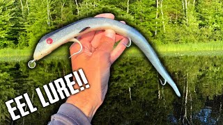 Musky Fishing With a Crazy Eel Lure!!