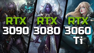 RTX 3090 vs RTX 3080 10GB vs RTX 3060 Ti - Test in 8 Games