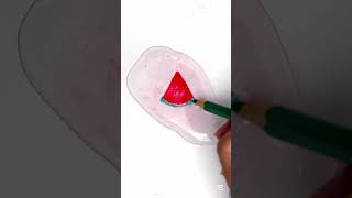 Draw Watermelon but why water? #kids #kidsart #kidsvideo #easydrawing