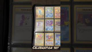 Celebration set done ✅ #pokemon #shorts #pokemoncelebrations25 #fullset #pokemoncards #pokemongo