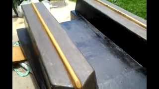 Homemade plywood boat pt30(Fiberglassing problems)