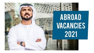 Abroad Vacancies 2021