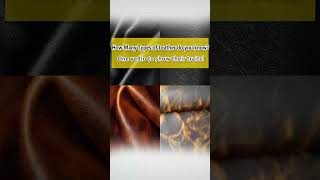 Shortly Introduce 4 Types of Leather #foryou #leather #craft