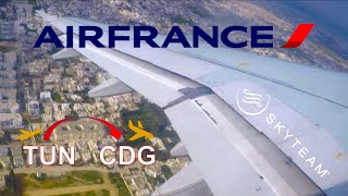 ✈︎ FULL FLIGHT ✈︎ Air France A320 || Tunis (TUN) to Paris (CDG)