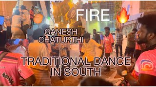 Second day without Job in Chennai Chennai Ganesh chaturthi dance and fire show dance