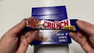 Nestle Crunch Patlamış Pirinçli Sütlü Çikolata Kaplı Gofret 30 Gr x 30 Adet