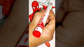 Spider Man in his Style || Drawing And Coloring|| Awesome Drawing Clips|| Drawing And Painting||